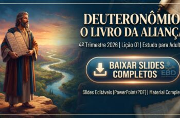 SLIDES EBD Lição 1 Adultos – O Livro da Aliança – 4º Trimestre 2026 – Slides para Baixar